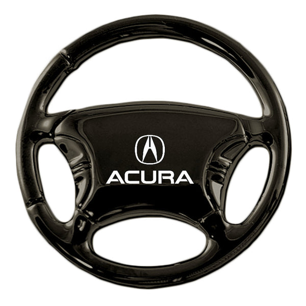 Acura Steering Wheel Key Ring (Black)