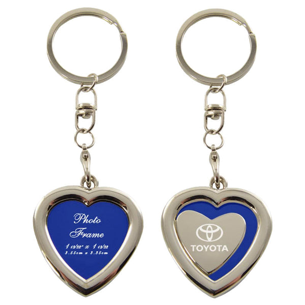 Toyota Heart Shape Keychain (Blue)