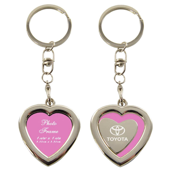 Toyota Heart Shape Keychain (Pink)