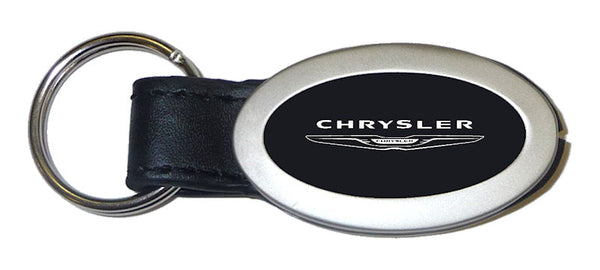 Chrysler Oval Key Chain (Black)