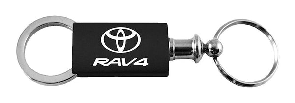 Toyota Rav4 Anodized Aluminum Valet Key Chain (Black)