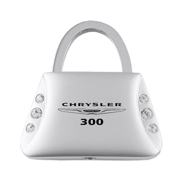 Chrysler 300 Purse Shape Keychain (Chrome)