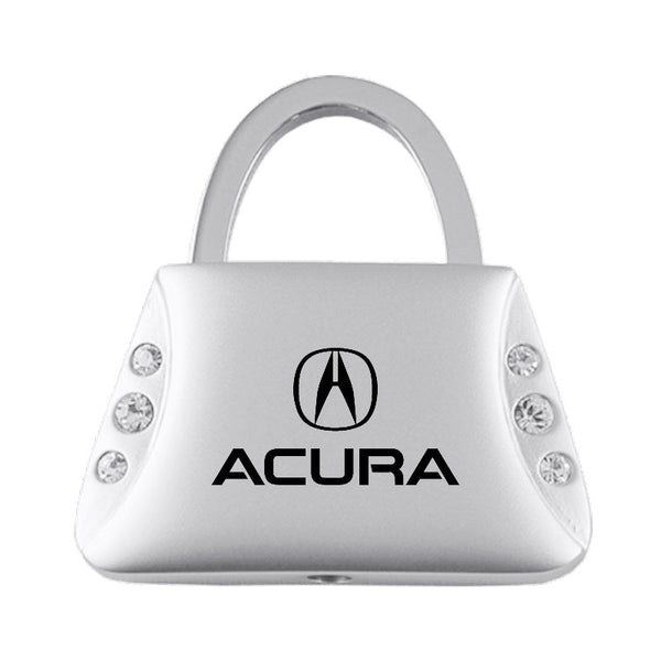 Acura Purse Shape Keychain (Chrome)