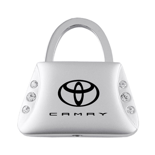 Toyota Camry Purse Shape Keychain (Chrome)