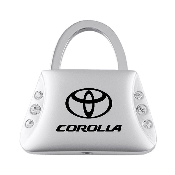 Toyota Corolla Purse Shape Keychain (Chrome)