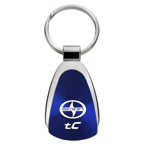 Toyota Scion TC Tear Drop Key Ring (Blue)