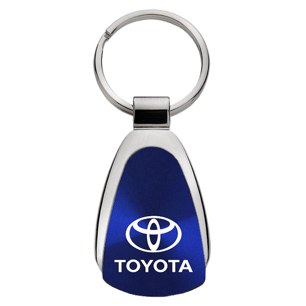 Toyota Tear Drop Key Ring (Blue)