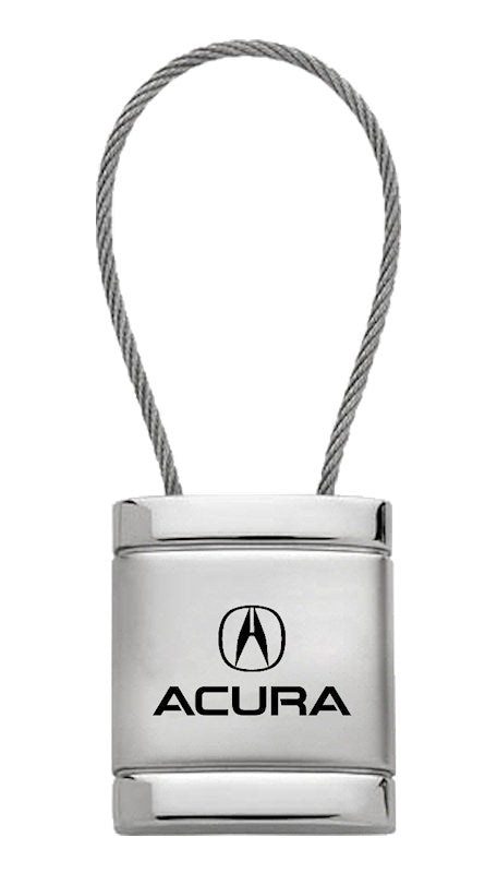 Acura Satin Cable Keychain (Chrome)