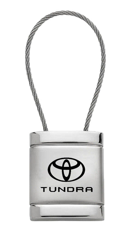 Toyota Tundra Satin Cable Keychain (Chrome)