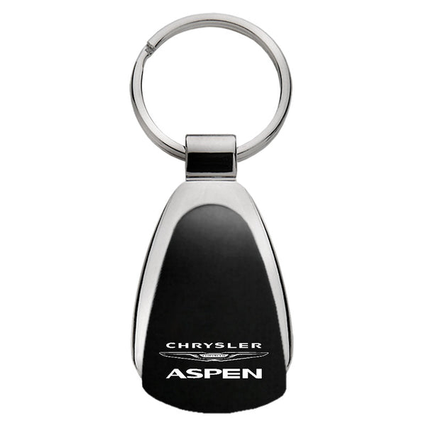 Chrysler Aspen Tear Drop Key Ring (Black)