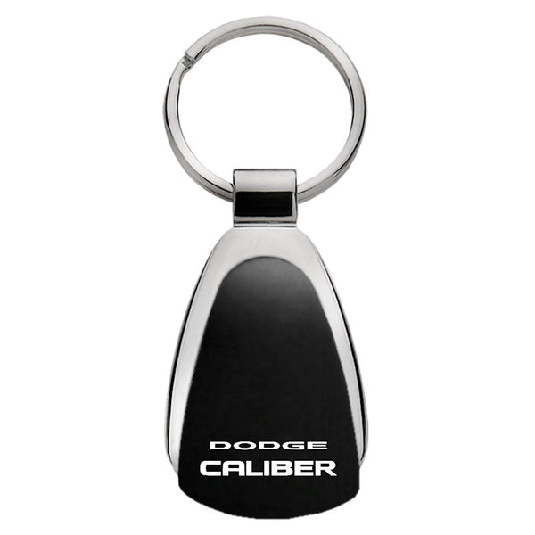 Dodge Caliber Tear Drop Key Ring (Black)