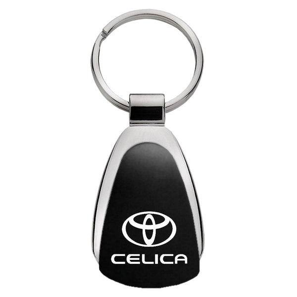 Toyota Celica Tear Drop Key Ring (Black)