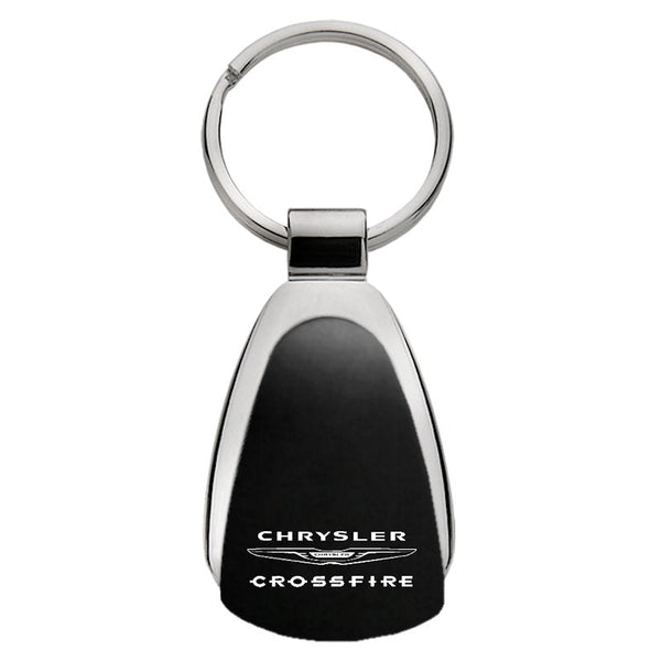 Chrysler Crossfire Tear Drop Key Ring (Black)