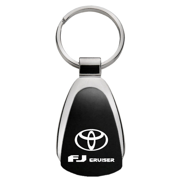 Toyota FJ Cruiser Tear Drop Key Ring (Black)