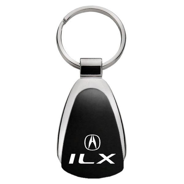 Acura ILX Tear Drop Key Ring (Black)