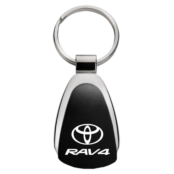 Toyota Rav4 Tear Drop Key Ring (Black)