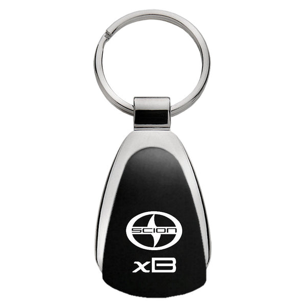 Toyota Scion xB Tear Drop Key Ring (Black)