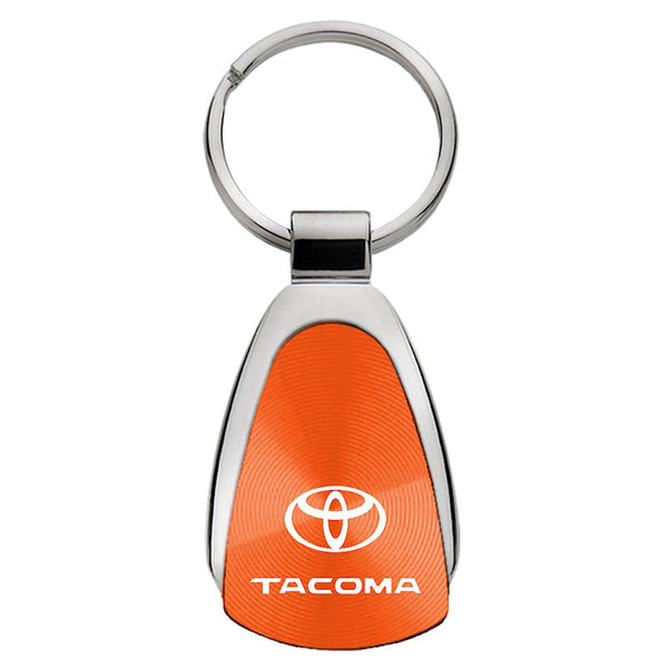 Toyota Tacoma Tear Drop Key Ring (Orange)