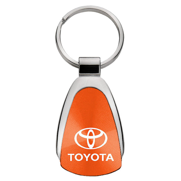 Toyota Tear Drop Key Ring (Orange)