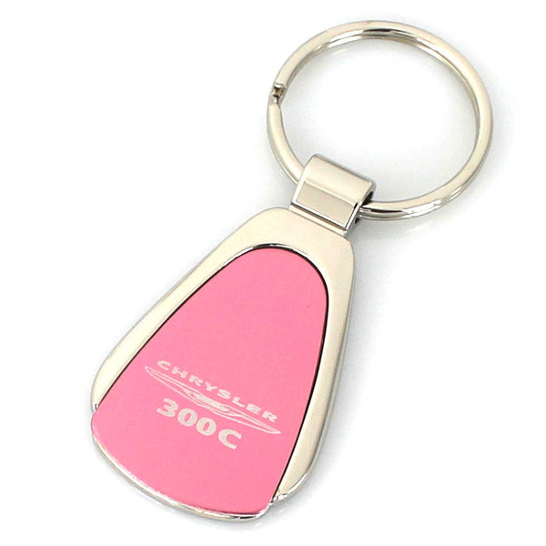 Chrysler 300C Tear Drop Key Ring (Pink)