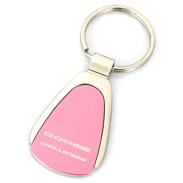 Dodge Challenger Tear Drop Key Ring (Pink)