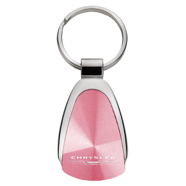 Chrysler Tear Drop Key Ring (Pink)