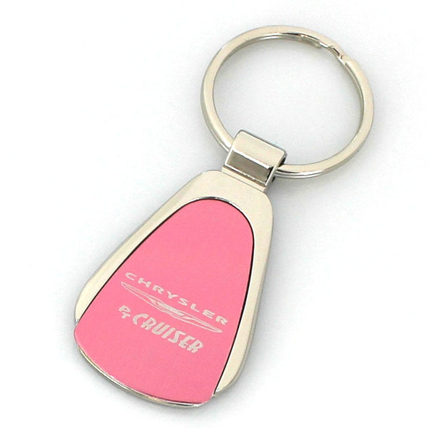 Chrysler PT Cruiser Tear Drop Key Ring (Pink)