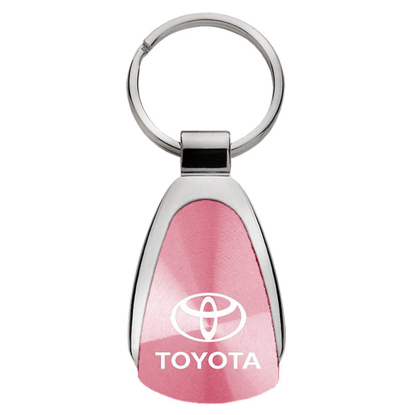 Toyota Tear Drop Key Ring (Pink)