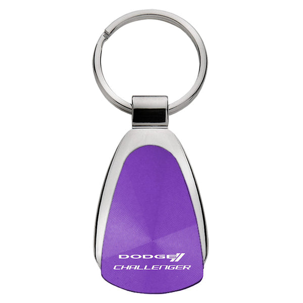 Dodge Challenger Tear Drop Key Ring (Purple)