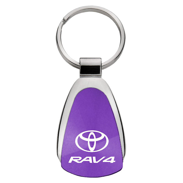 Toyota Rav4 Tear Drop Key Ring (Purple)