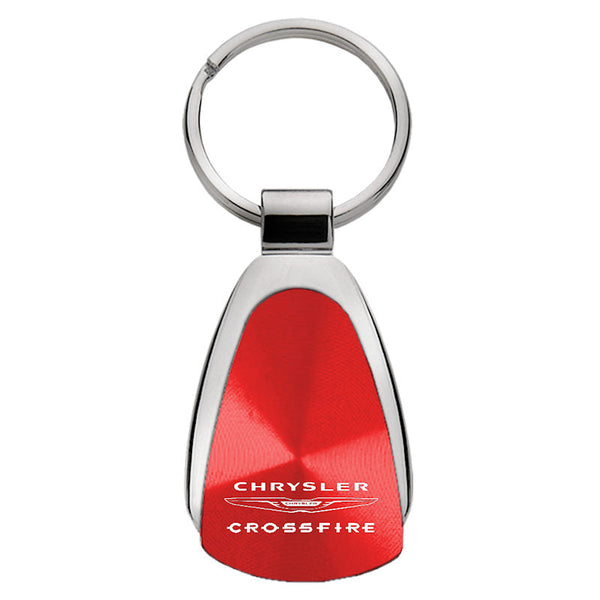 Chrysler Crossfire Tear Drop Key Ring (Red)