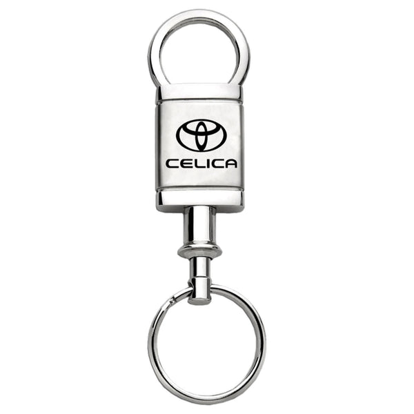 Toyota Celica Satin Valet Keychain (Chrome)