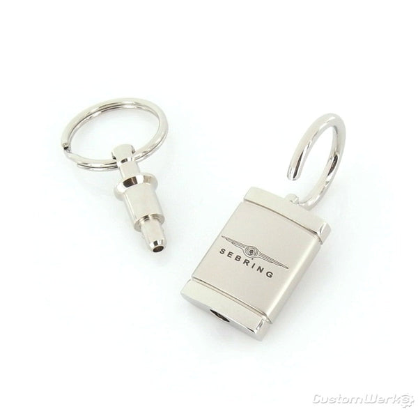 Chrysler Sebring Satin Valet Keychain (Chrome)