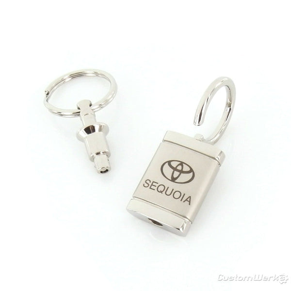 Toyota Sequoia Satin Valet Keychain (Chrome)