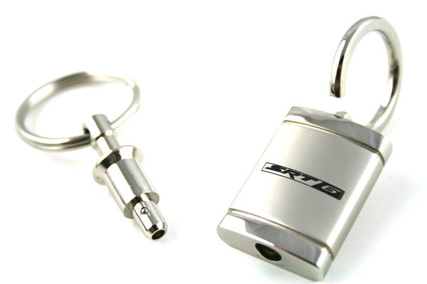 Chrysler SRT6 Satin Valet Keychain (Chrome)