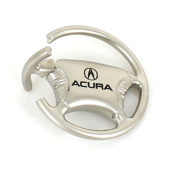 Acura Steering Wheel Keychain (Chrome)