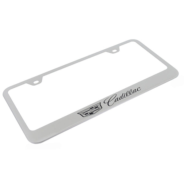 Cadillac New Logo License Plate Frame (Chrome)