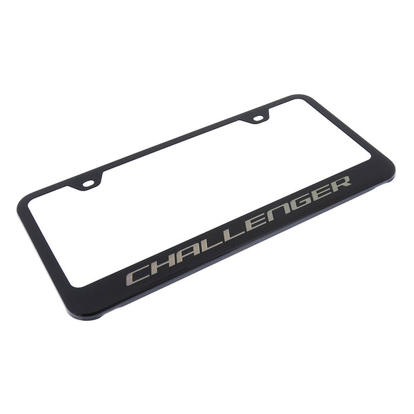 Dodge Challenger License Plate Frame (Black)