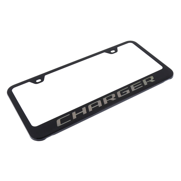 Dodge Charger License Plate Frame (Black)