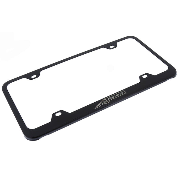 Acura A-Spec Wide Body License Plate Frame (Black)