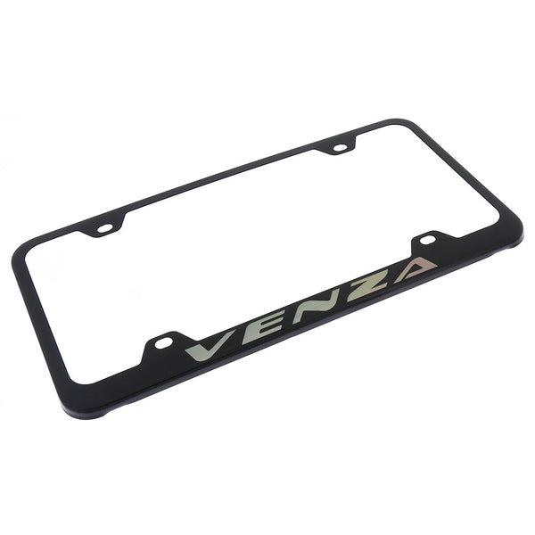 Toyota Venza Wide Body License Plate Frame (Black)