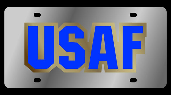 U.S. Airforce License Plate (Chrome)