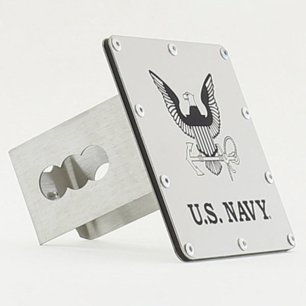 U.S. Navy Eagle Logo Hitch Cover (Chrome)