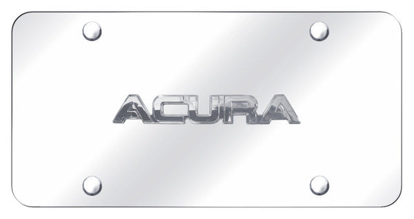 Acura Badge License Plate (Chrome)