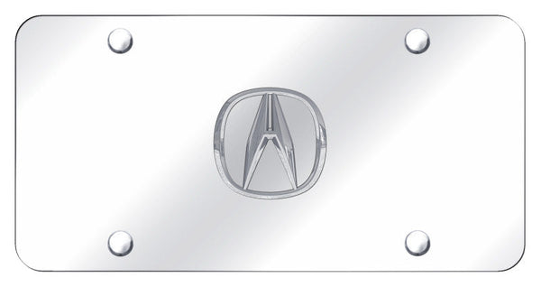 Acura Logo License Plate (Chrome)