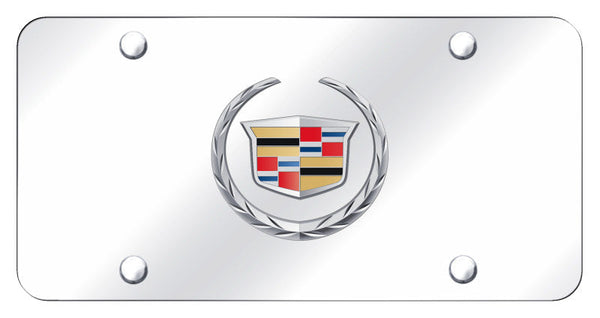 Cadillac New Logo License Plate (Chrome)