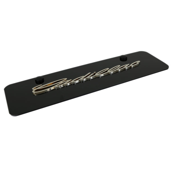 Cadillac Mini License Plate (Black)