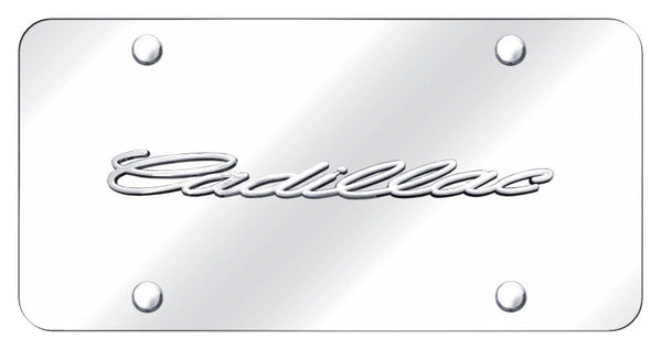 Cadillac Badge License Plate (Chrome)