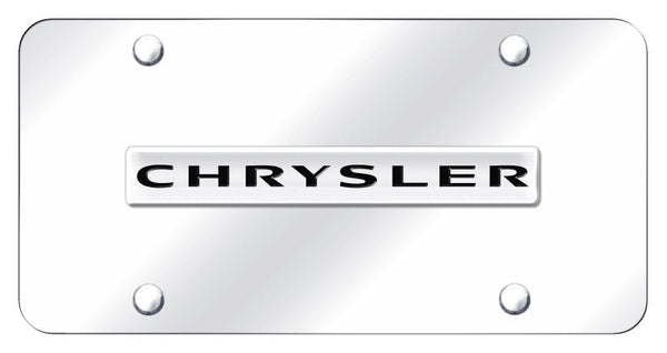 Chrysler Badge License Plate (Chrome)