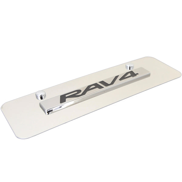 Toyota RAV4 Mini License Plate (Chrome)